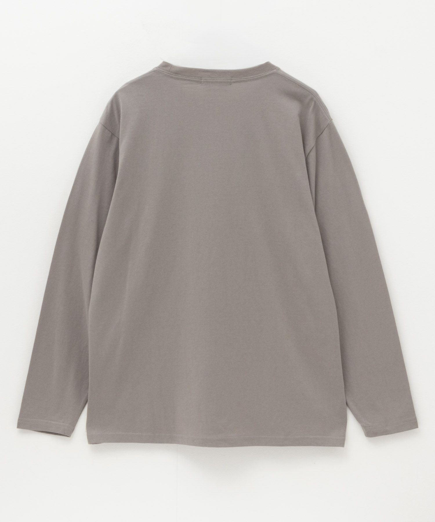 T-GRAPHICS ロゴプリント長袖Tシャツ メンズ