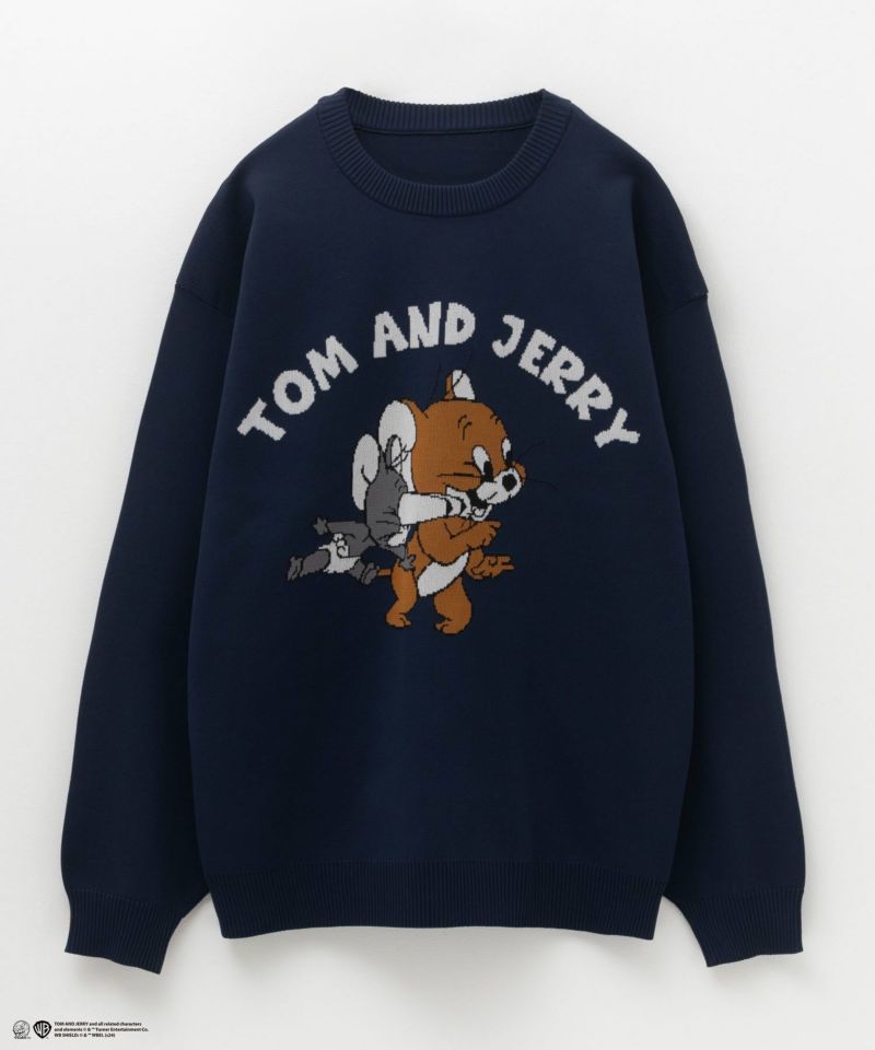 Tom and Jerry 前身ジャガードニット メンズ商品画像-1