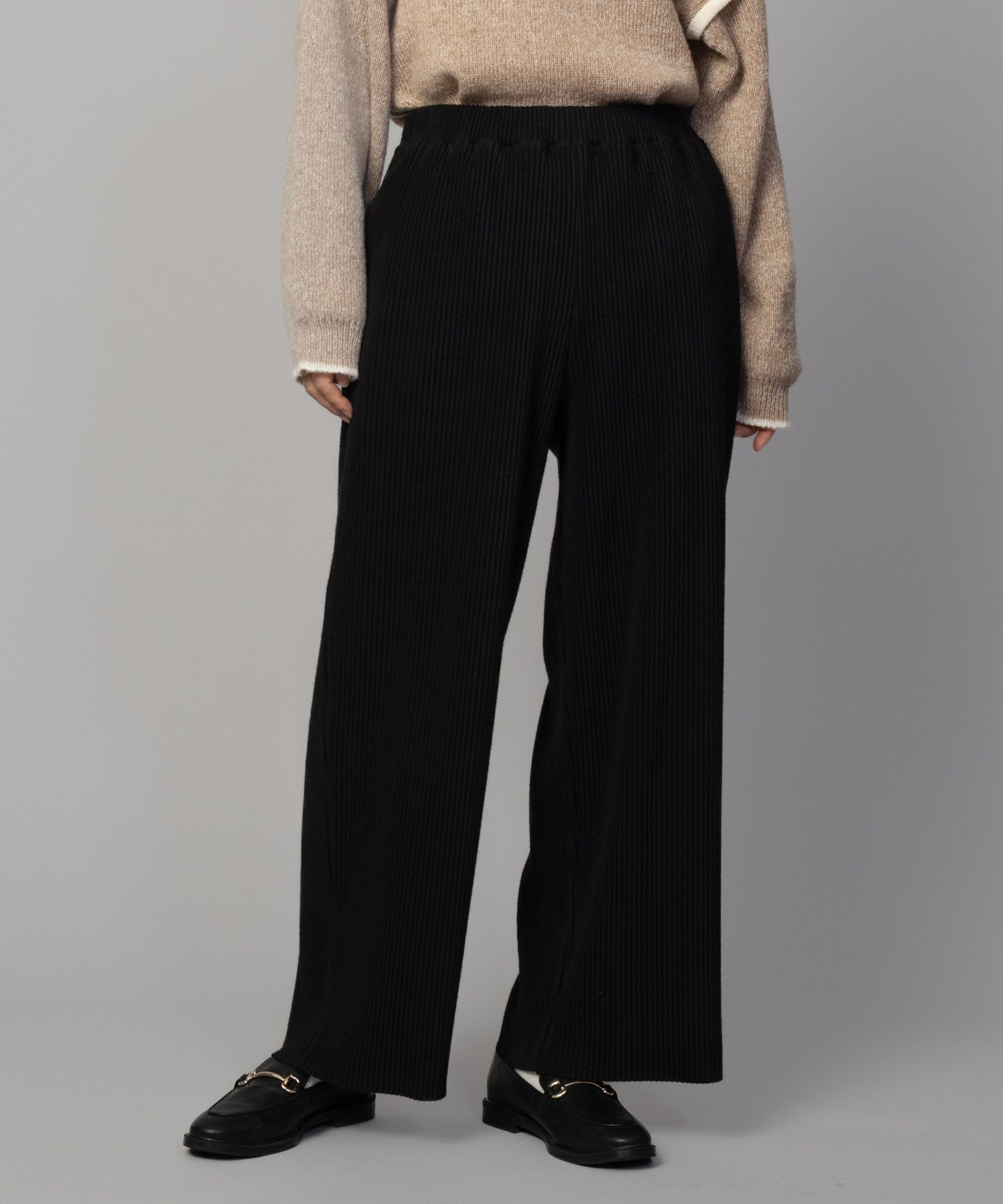 Howdy Marie プリーツワイドパンツ レディース