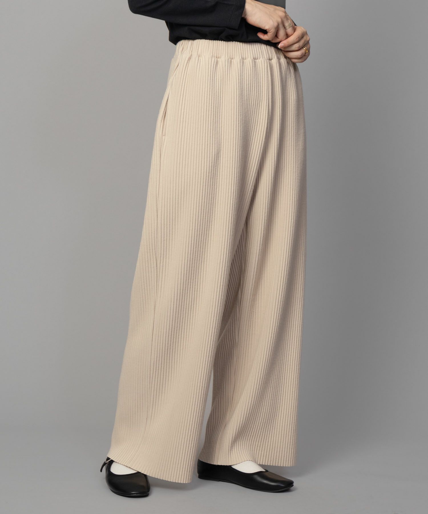 Howdy Marie プリーツワイドパンツ レディース商品画像-9