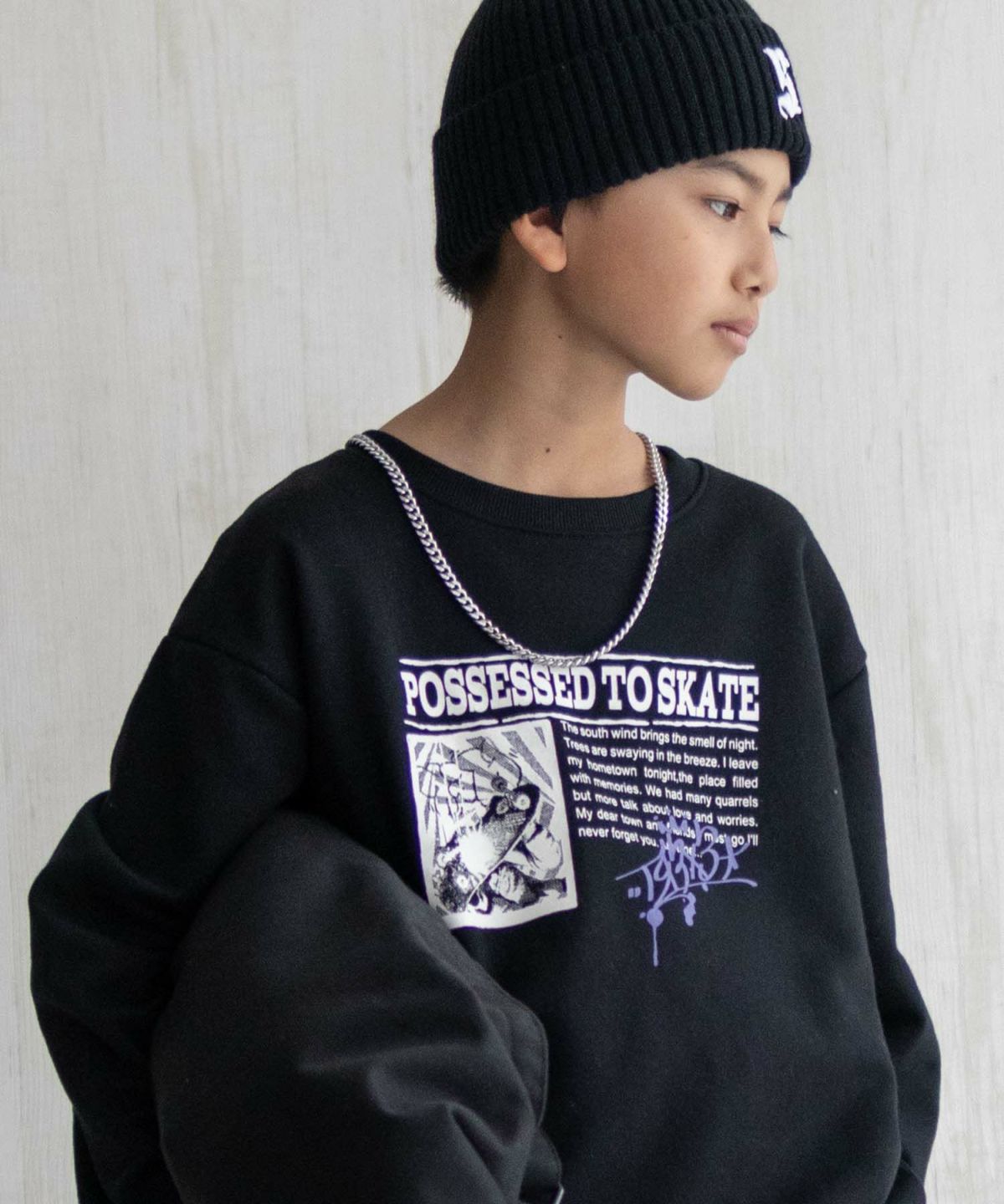 T-GRAPHICS プリントトレーナー キッズ