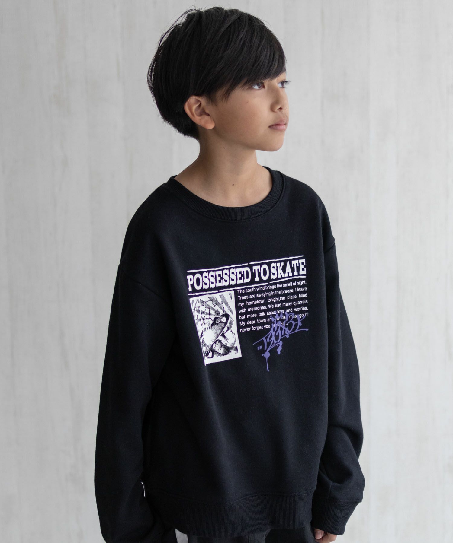 T-GRAPHICS プリントトレーナー キッズ