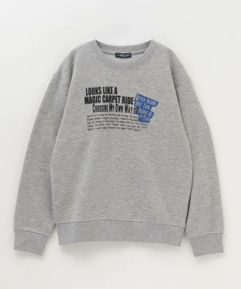 T-GRAPHICS プリントトレーナー キッズ商品画像-17