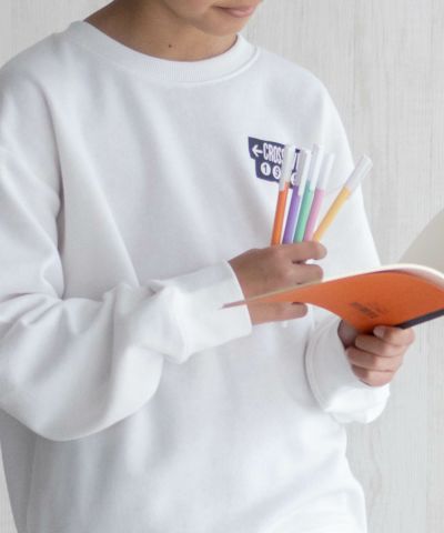 RUSH HOUR フロントロゴプリントトレーナー キッズ