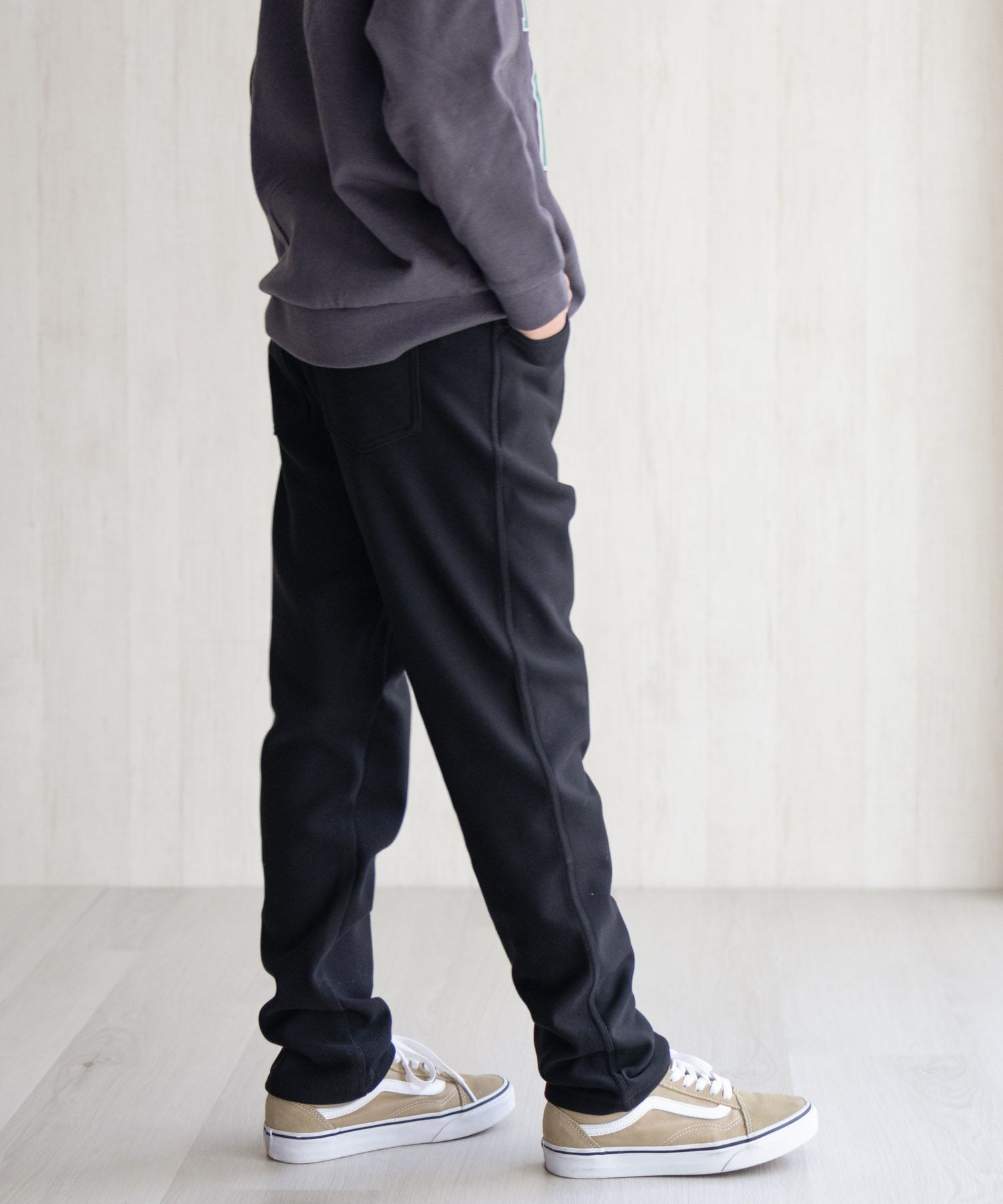 NAVY 温℃ 裏ベロアスキニーパンツ キッズ商品サムネイル-4