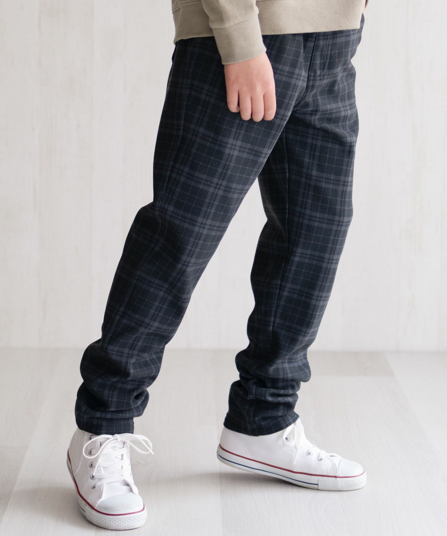 NAVY 温℃ 裏ベロアスキニーパンツ キッズ商品画像-16
