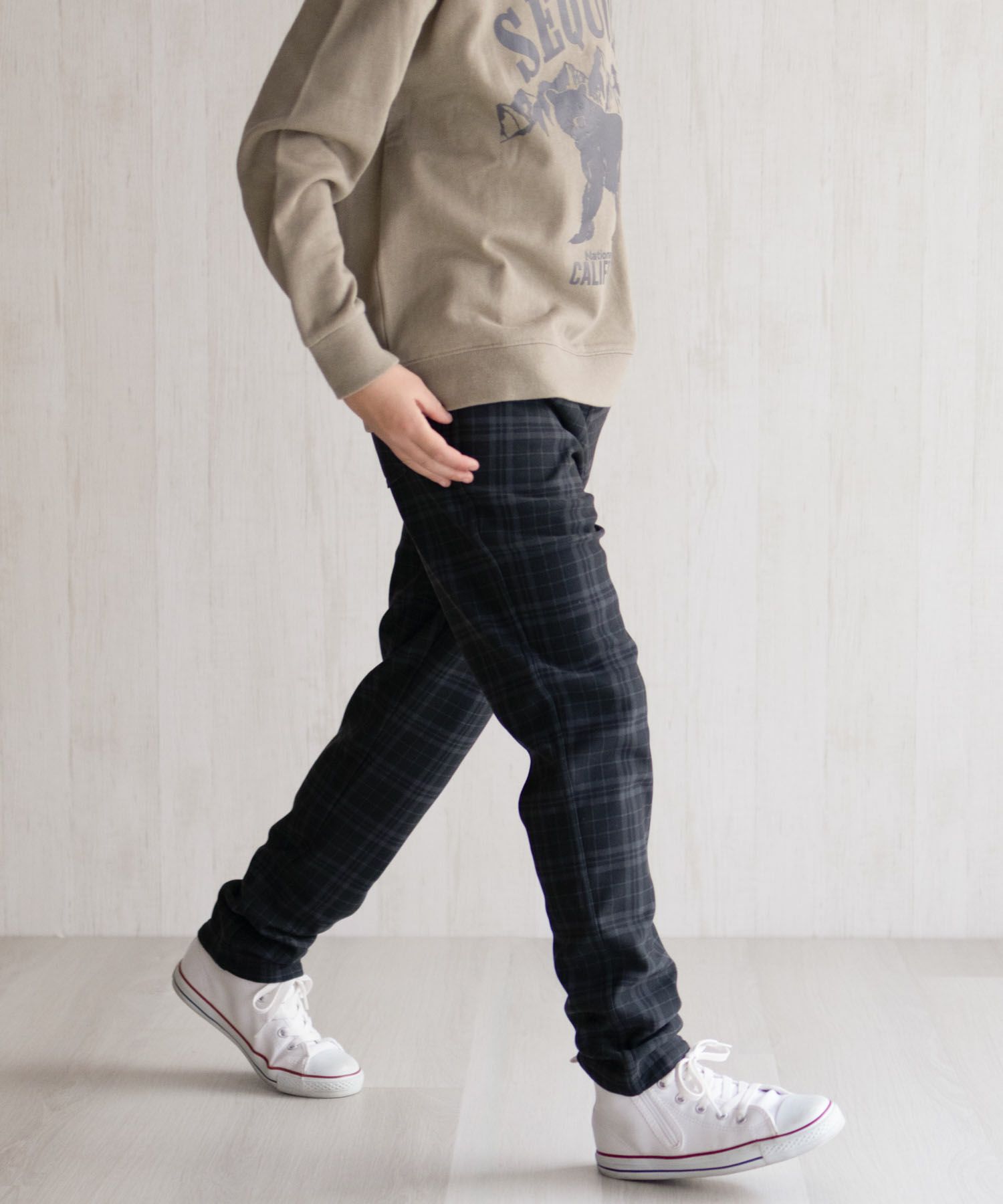 NAVY 温℃ 裏ベロアスキニーパンツ キッズ商品サムネイル-18