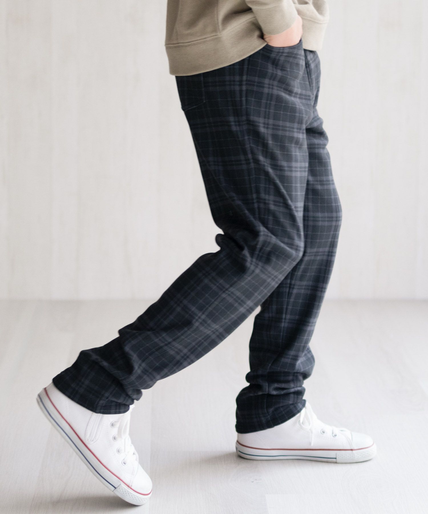 NAVY 温℃ 裏ベロアスキニーパンツ キッズ商品サムネイル-20