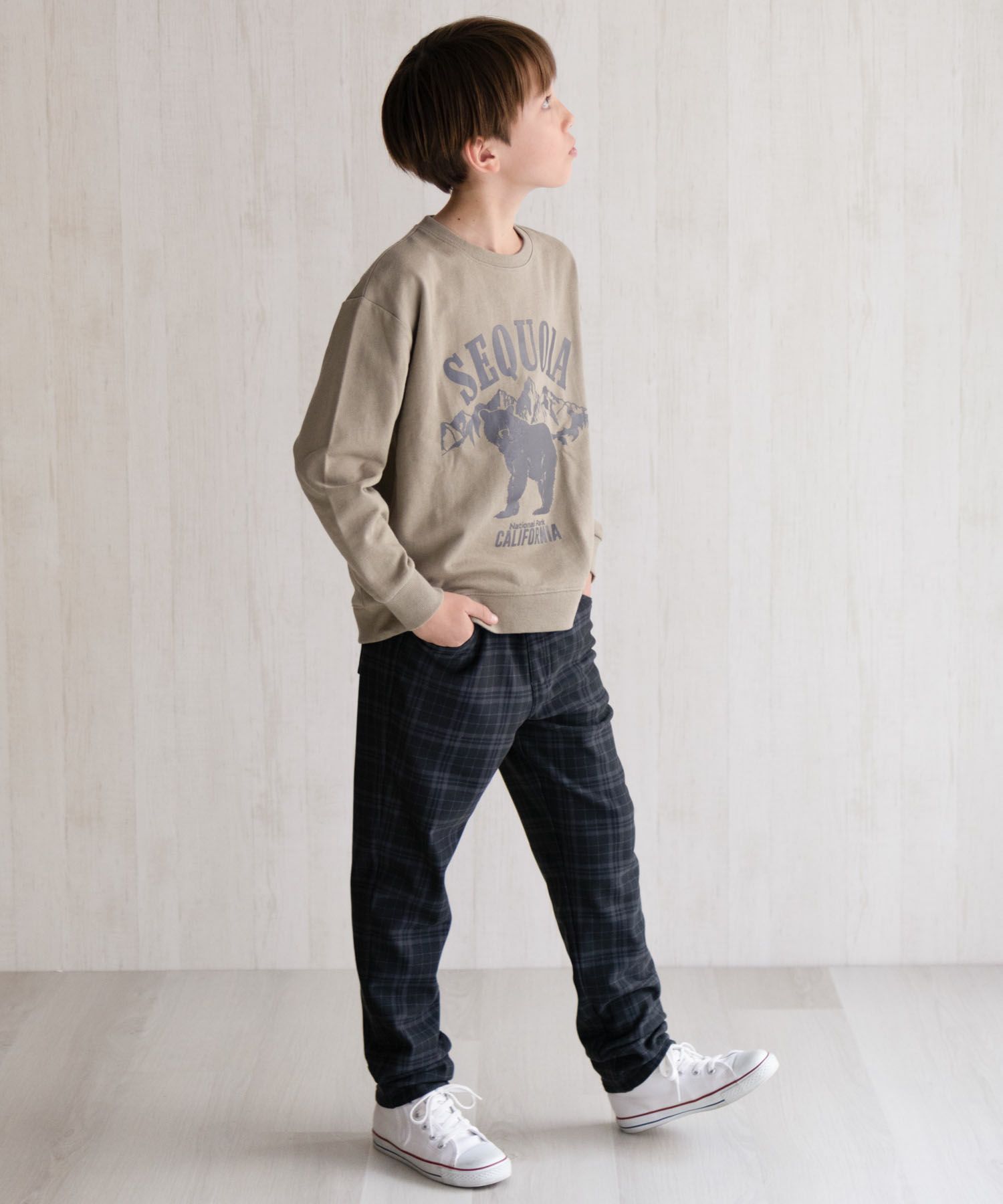 NAVY 温℃ 裏ベロアスキニーパンツ キッズ商品サムネイル-23