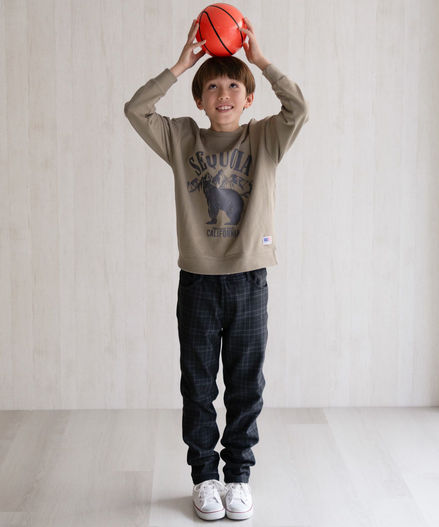 NAVY 温℃ 裏ベロアスキニーパンツ キッズ商品画像-30