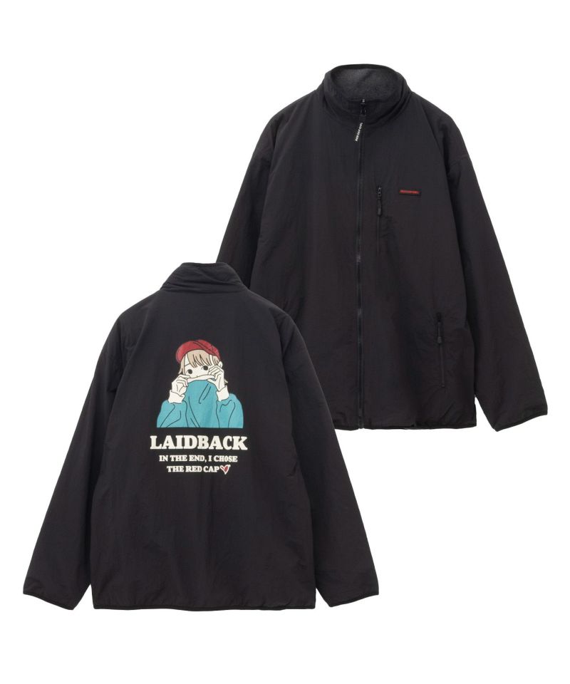 RED CAP GIRL  ナイロン×フリースリバーシブルブルゾン メンズ商品画像-2