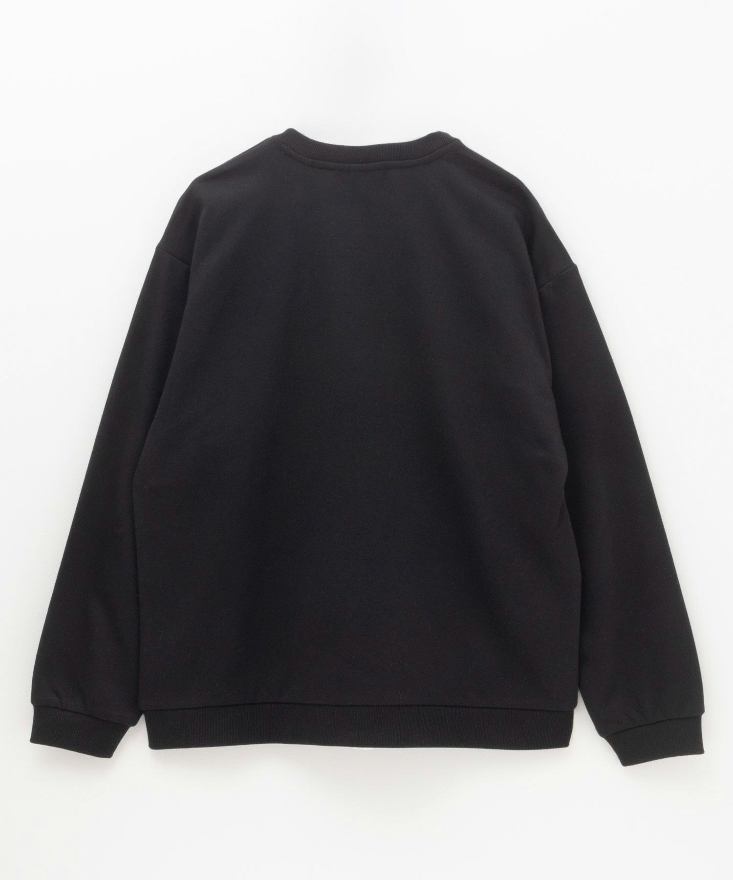 NAVY  裏毛ニット切替クルーネックプルオーバー メンズ商品サムネイル-6