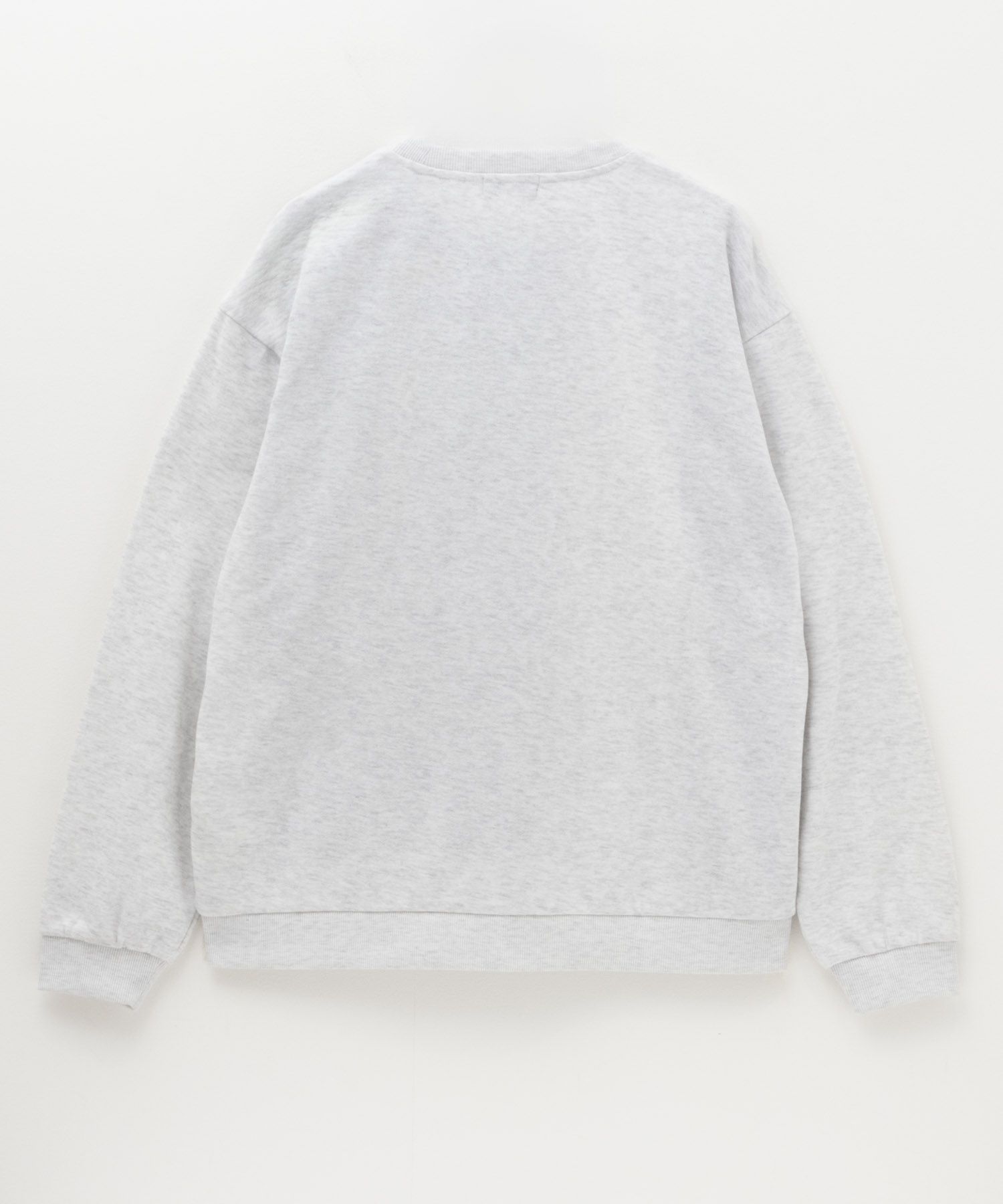 NAVY  裏毛ニット切替クルーネックプルオーバー メンズ商品サムネイル-8