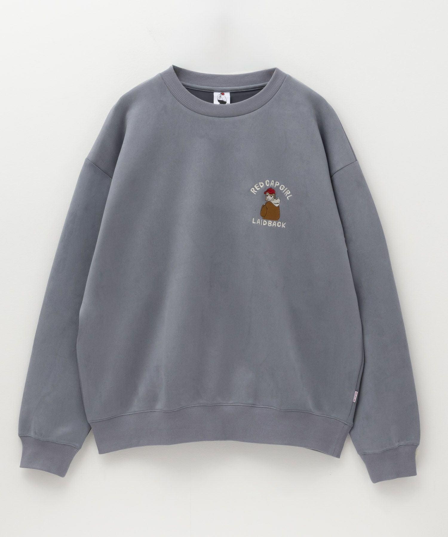 RED CAP GIRL  カットスエード胸刺繍クルーネックスウェット メンズ商品サムネイル-11