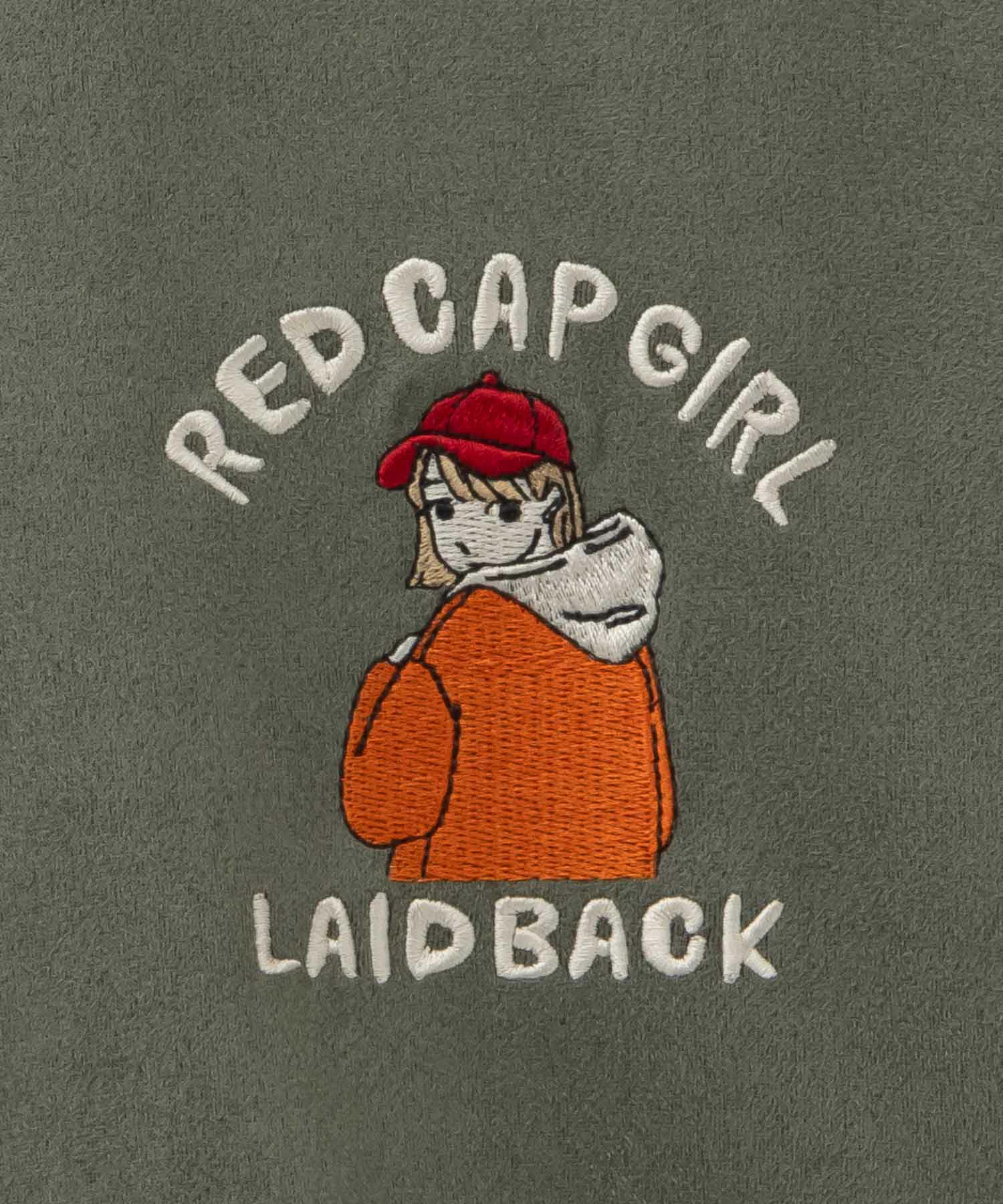 RED CAP GIRL  カットスエード胸刺繍クルーネックスウェット メンズ商品サムネイル-15