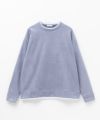 URBAN COLLECTION スエードライククルー ネック長袖Tシャツ メンズ
