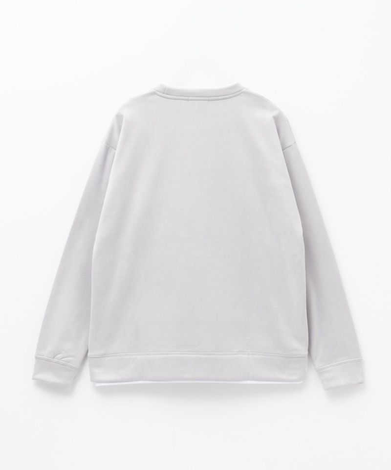 URBAN COLLECTION  スエードライククルー ネック長袖Tシャツ メンズ商品画像-4