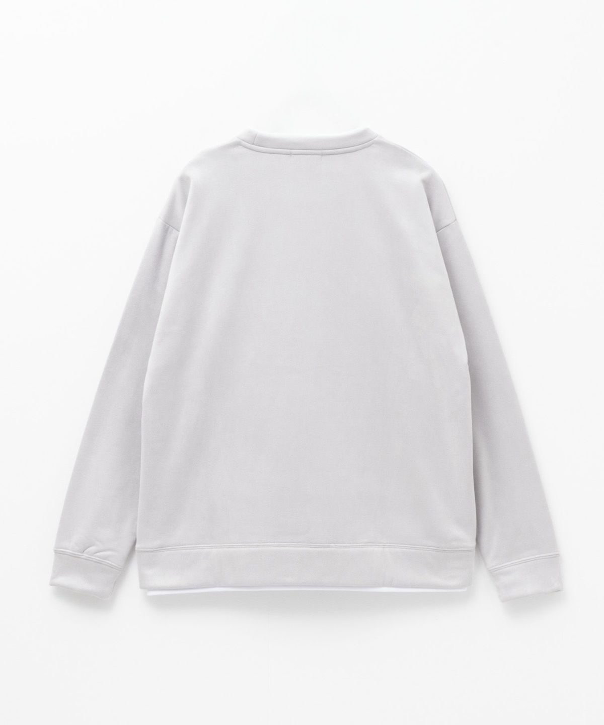 URBAN COLLECTION スエードライククルー ネック長袖Tシャツ メンズ