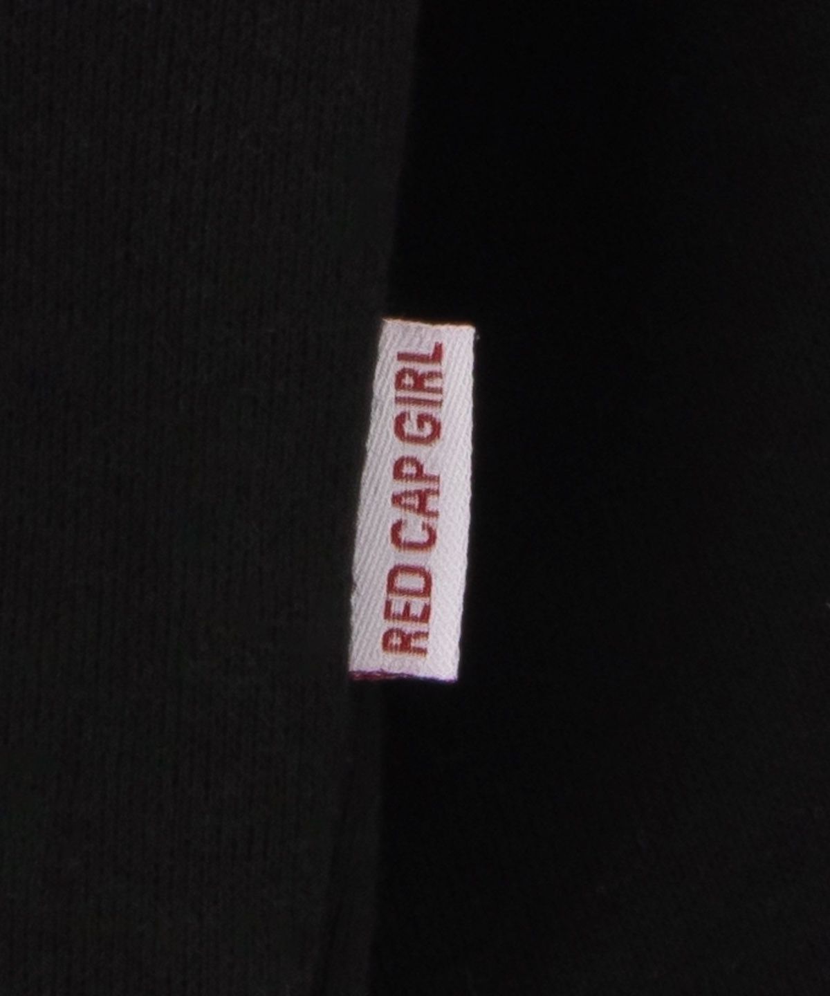RED CAP GIRL 裏起毛袖ライン胸刺繍クルーネックスウェット メンズ