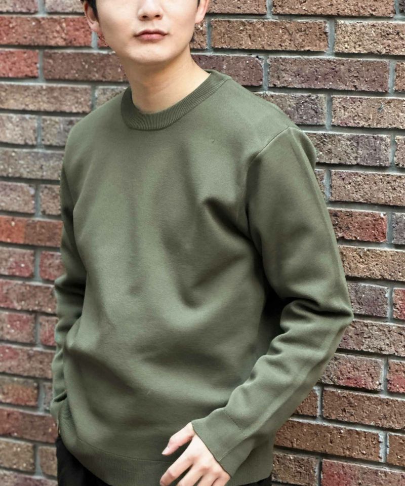 NAVY 軽快ニット 12Gクルーネック メンズ商品画像-4