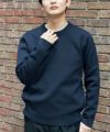 NAVY 軽快ニット 12Gクルーネック メンズ商品サムネイル-5