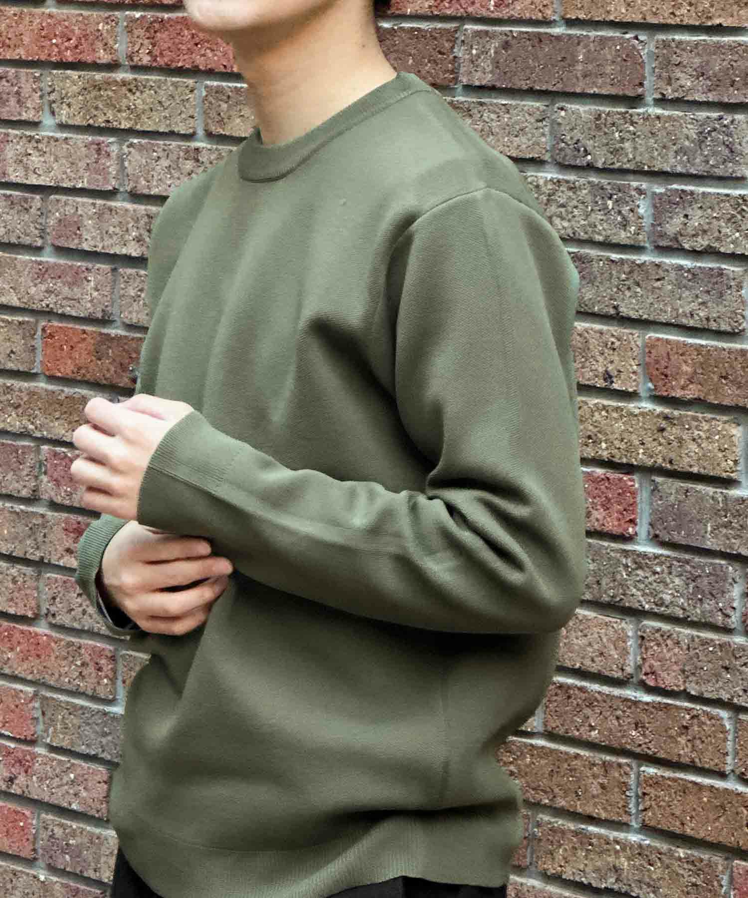 NAVY 軽快ニット 12Gクルーネック メンズ商品画像-19