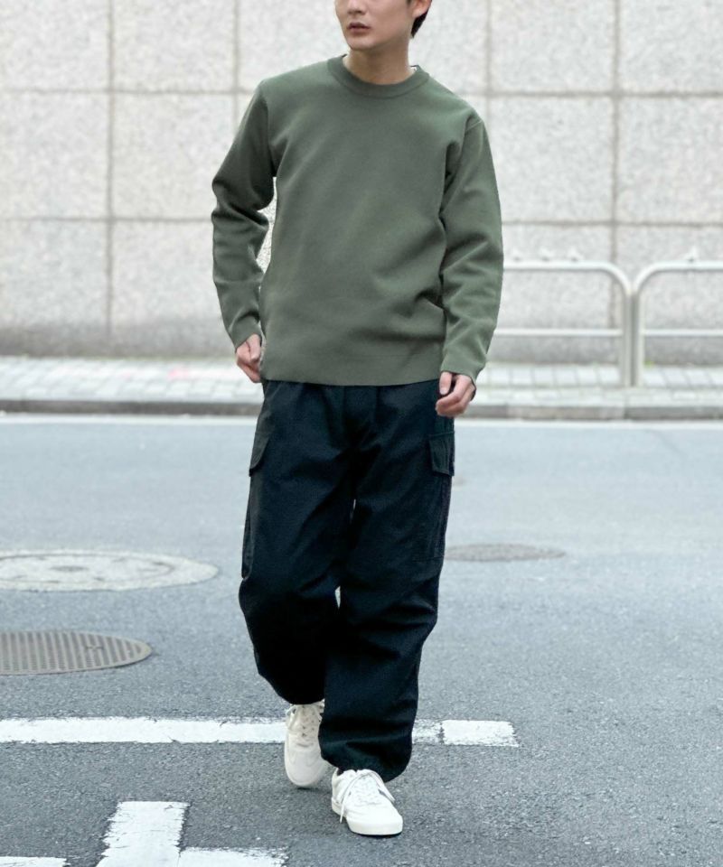 NAVY 軽快ニット 12Gクルーネック メンズ商品画像-22