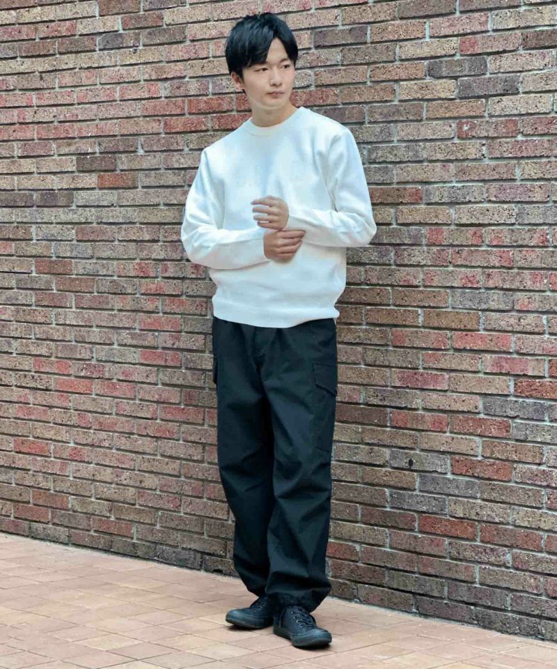 NAVY 軽快ニット 12Gクルーネック メンズ商品画像-24