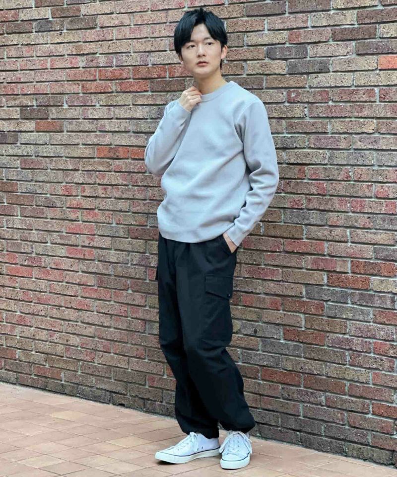 NAVY 軽快ニット 12Gクルーネック メンズ商品画像-25