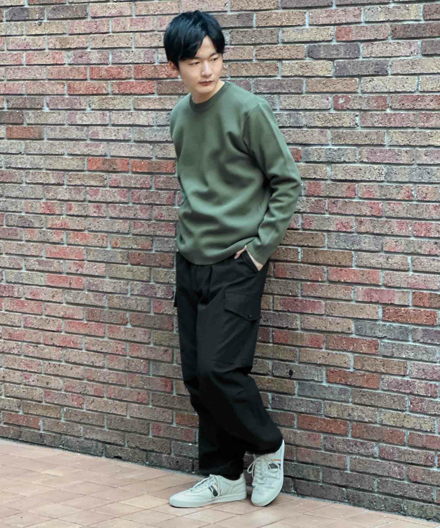 NAVY 軽快ニット 12Gクルーネック メンズ商品画像-26