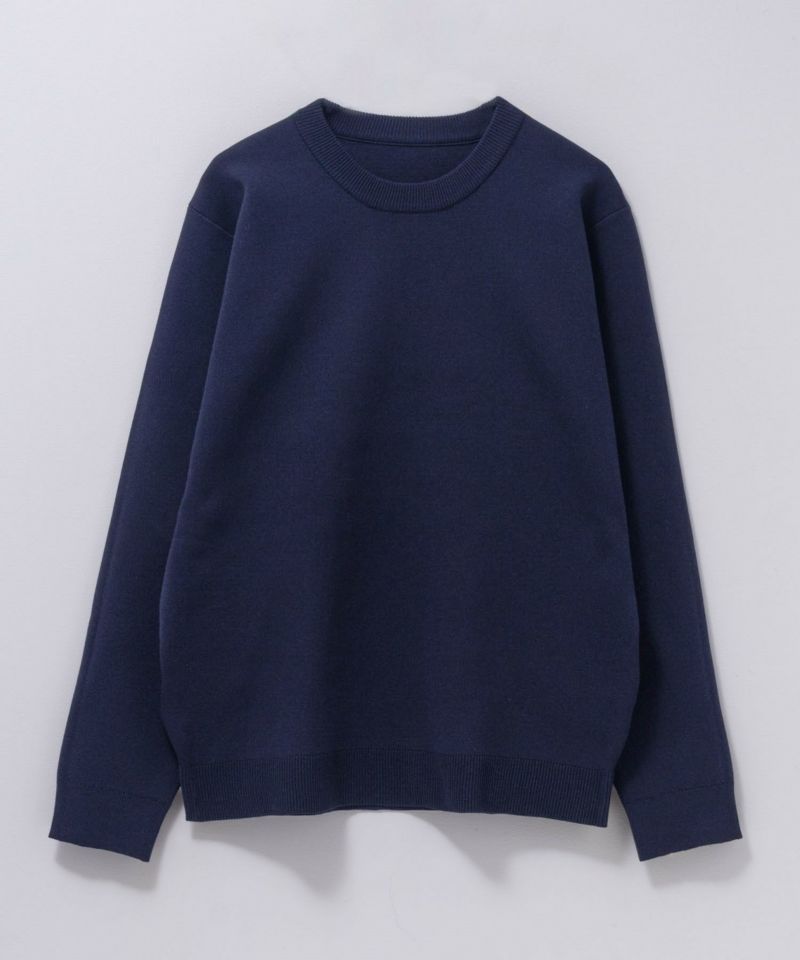 NAVY 軽快ニット 12Gクルーネック メンズ商品画像-27