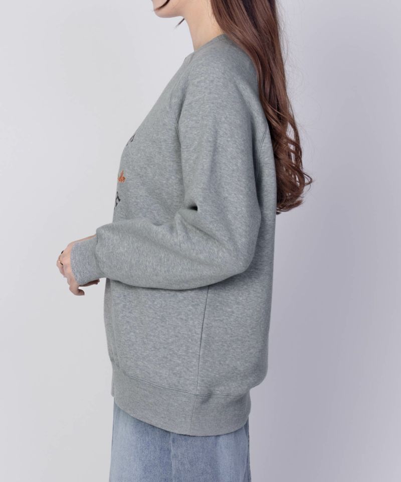 CONVERSE  パッチプリント身頃裏シャギトレーナー レディース商品画像-15