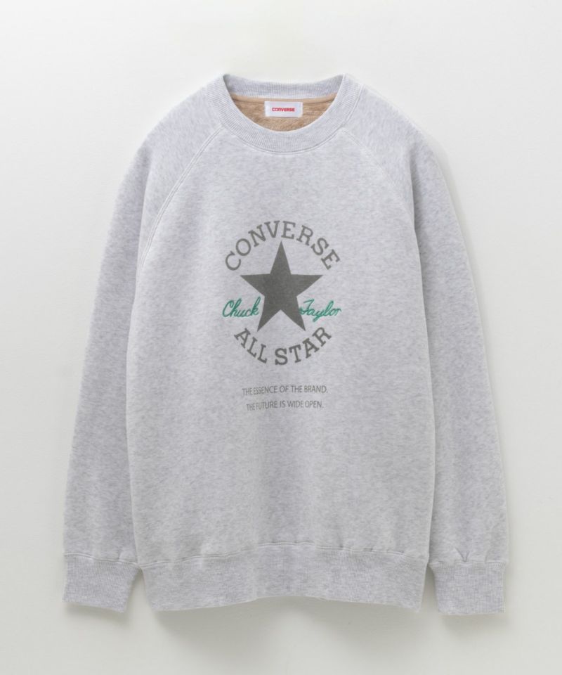 CONVERSE  パッチプリント身頃裏シャギトレーナー レディース商品画像-19