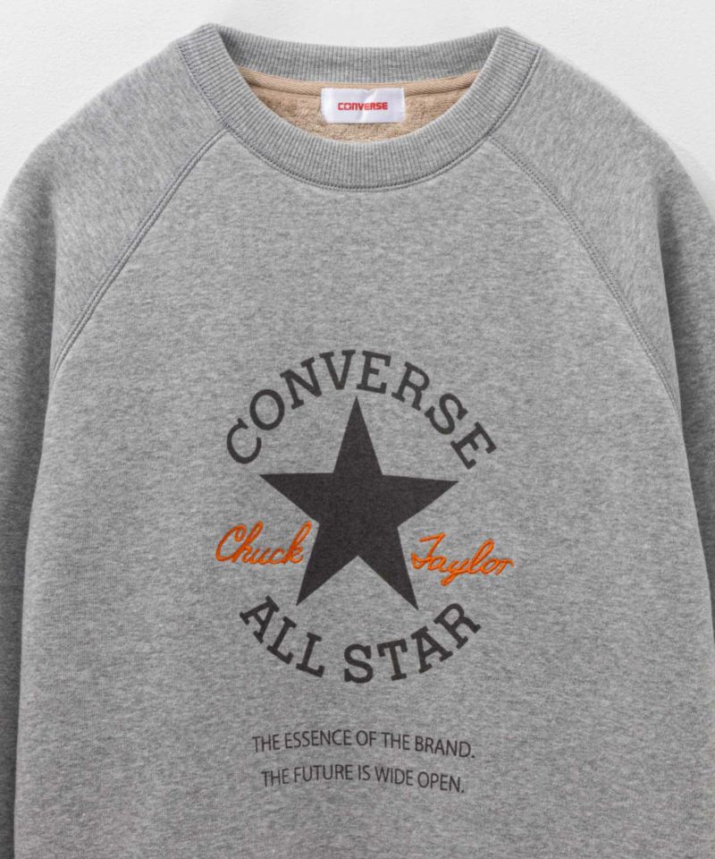 CONVERSE  パッチプリント身頃裏シャギトレーナー レディース商品画像-21