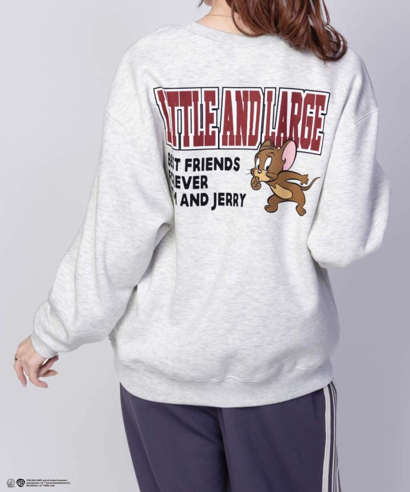 [期間限定価格]Tom and Jerry 刺繍ルーズトレーナー レディース商品画像-1