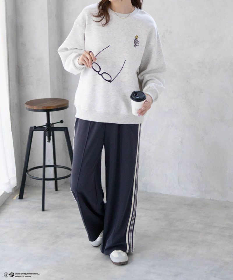 [期間限定価格]Tom and Jerry 刺繍ルーズトレーナー レディース商品画像-16