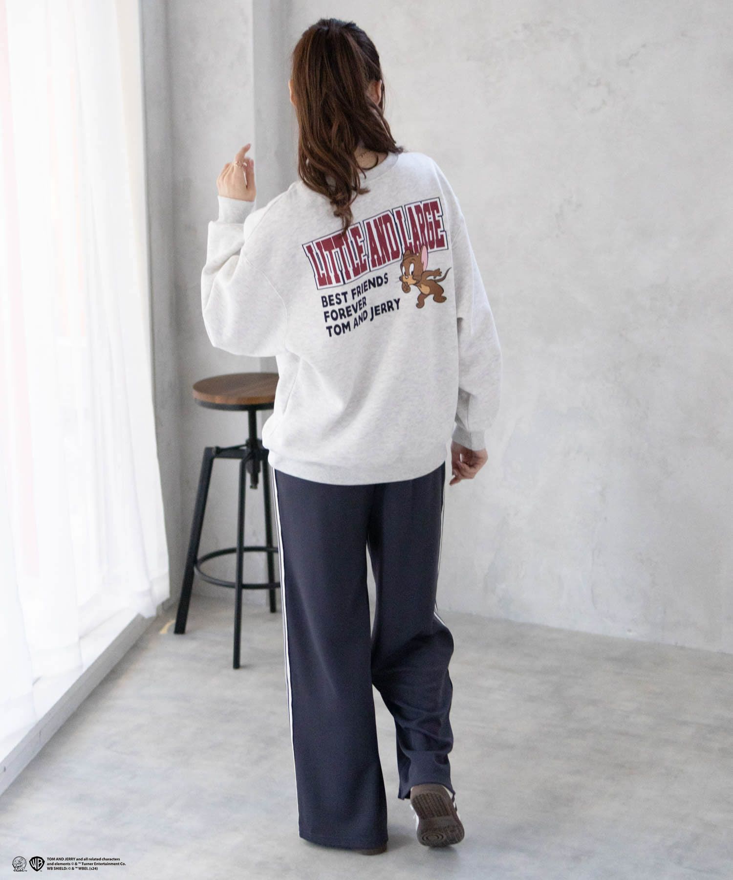 [期間限定価格]Tom and Jerry 刺繍ルーズトレーナー レディース商品サムネイル-17