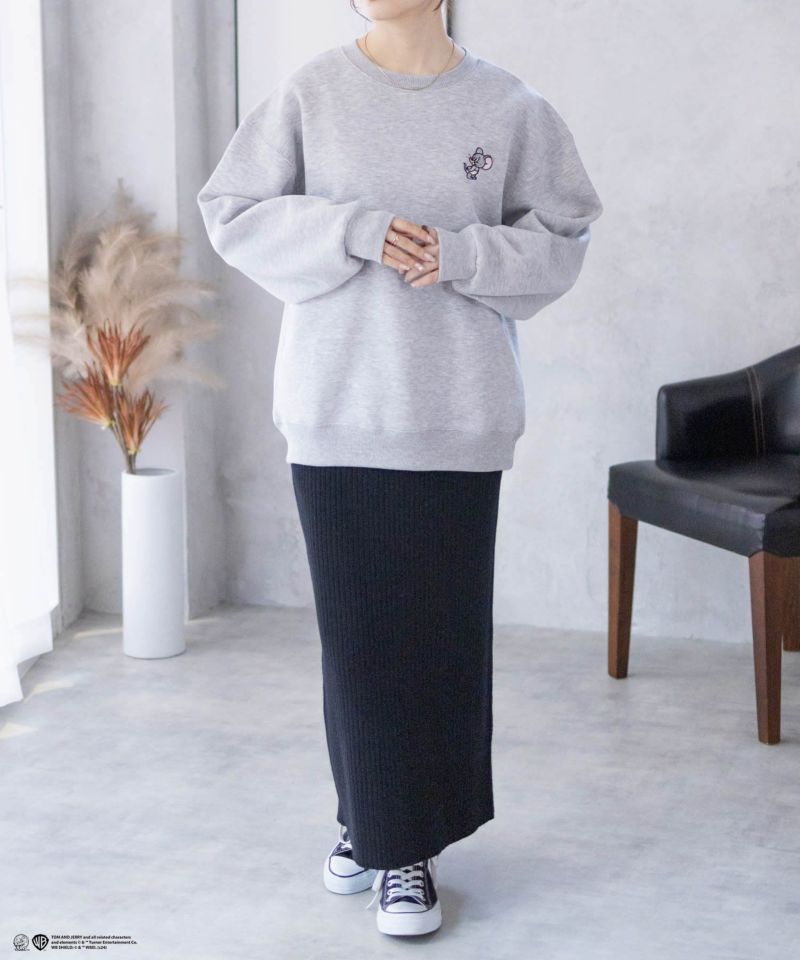 [期間限定価格]Tom and Jerry 刺繍ルーズトレーナー レディース商品画像-25