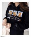 [期間限定価格]Tom and Jerry プリントルーズパーカー レディース商品サムネイル-8