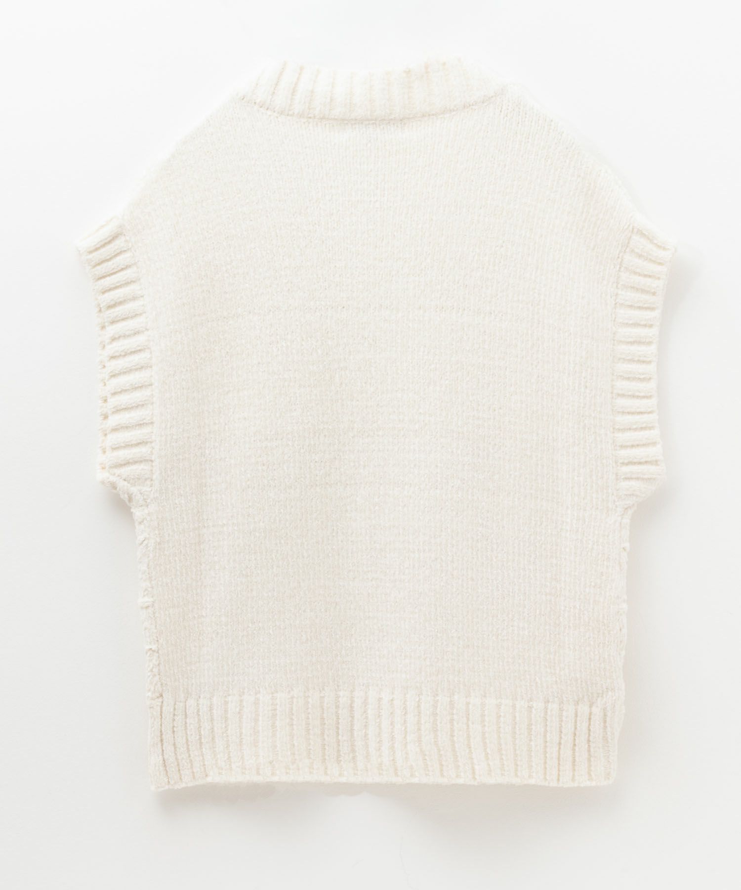 [さらに50%OFF]HusHusH  モールVネックニットベスト レディース商品画像-17