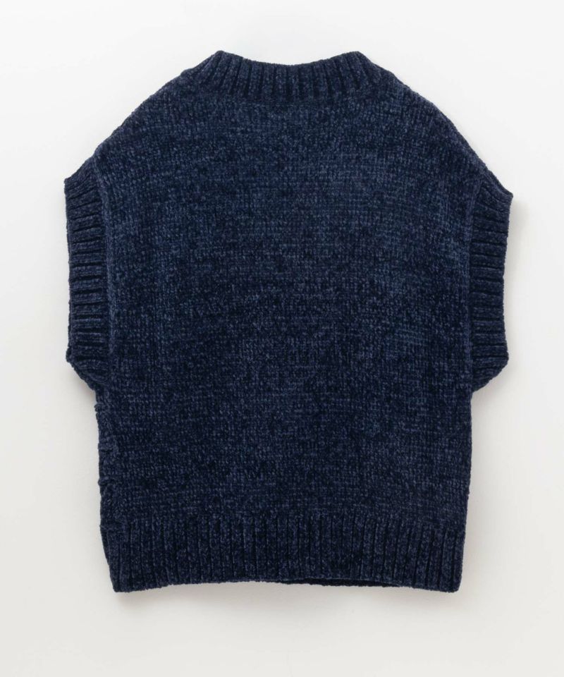 HusHusH  モールVネックニットベスト レディース商品画像-19