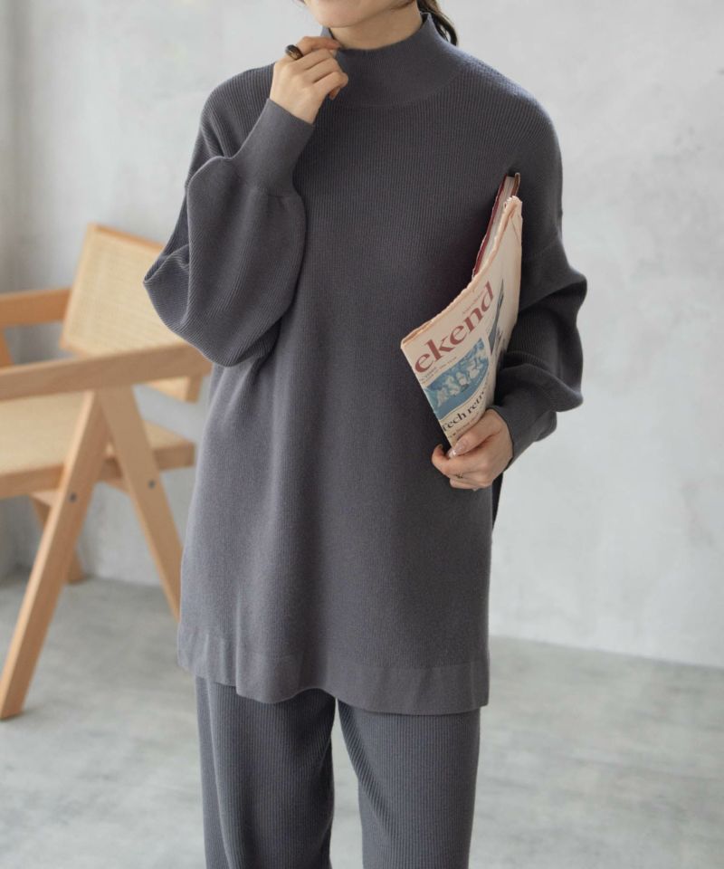 HusHusH  リブハイネックプルオーバー レディース商品画像-2