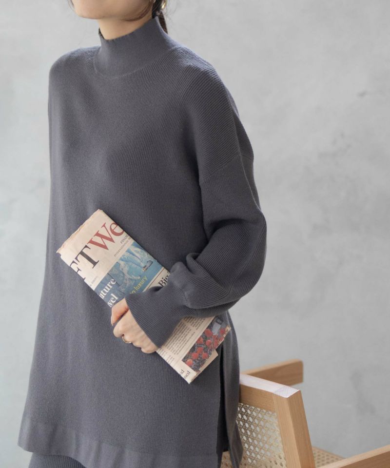 HusHusH  リブハイネックプルオーバー レディース商品画像-5