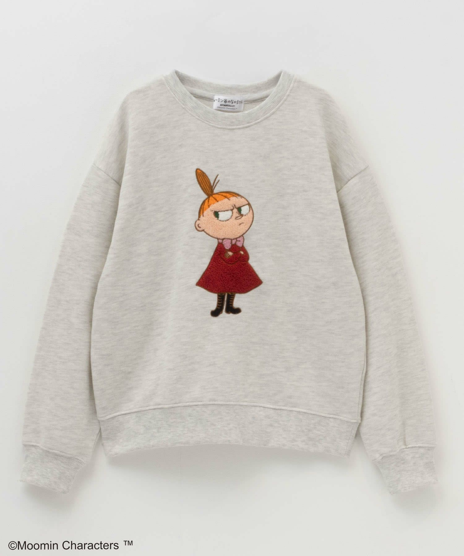 ムーミン谷のなかまたち リトルミイ サガラ刺繍トレーナー キッズ