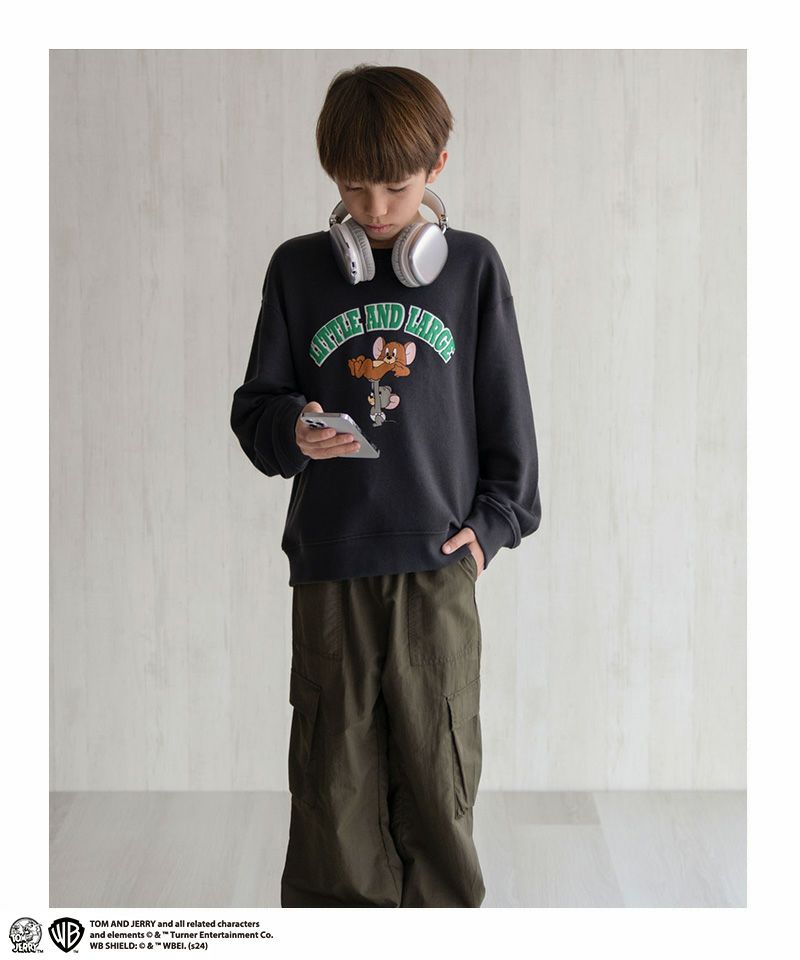 Tom and Jerry 発泡加工プリントトレーナー キッズ商品画像-8