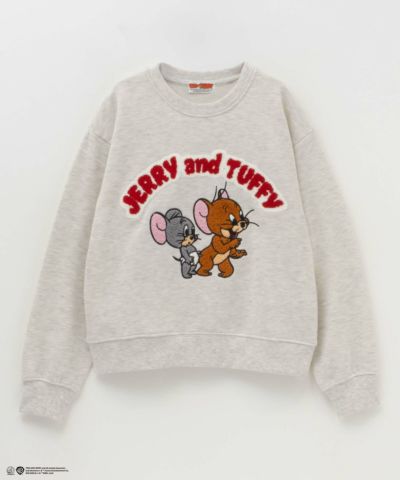 Tom and Jerry サガラ刺繍トレーナー キッズ