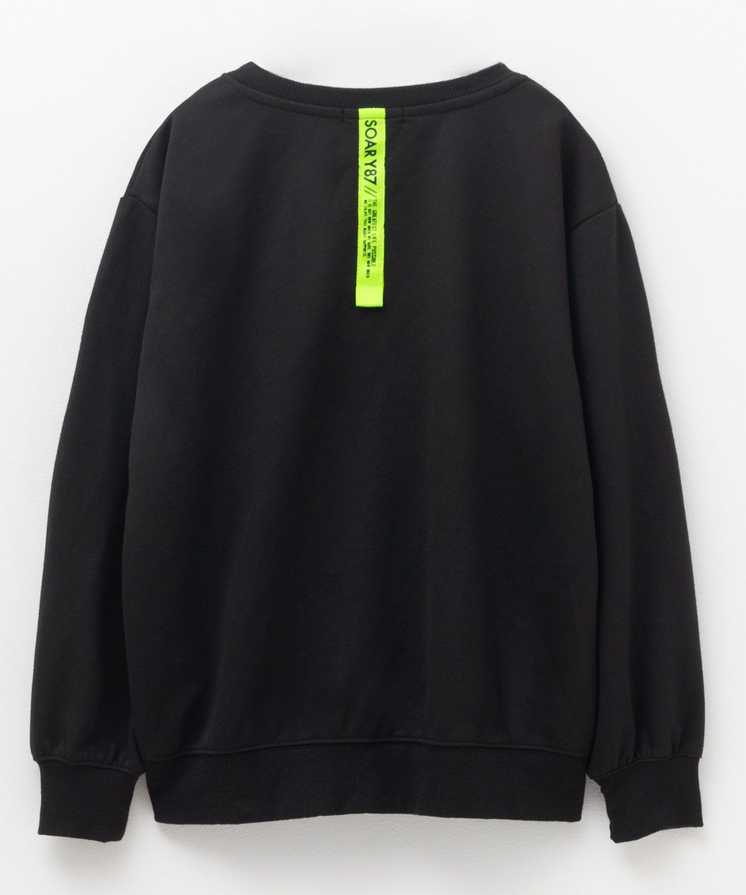 RICH MIX  ポンチ素材 ロゴプリントトレーナー キッズ商品画像-2