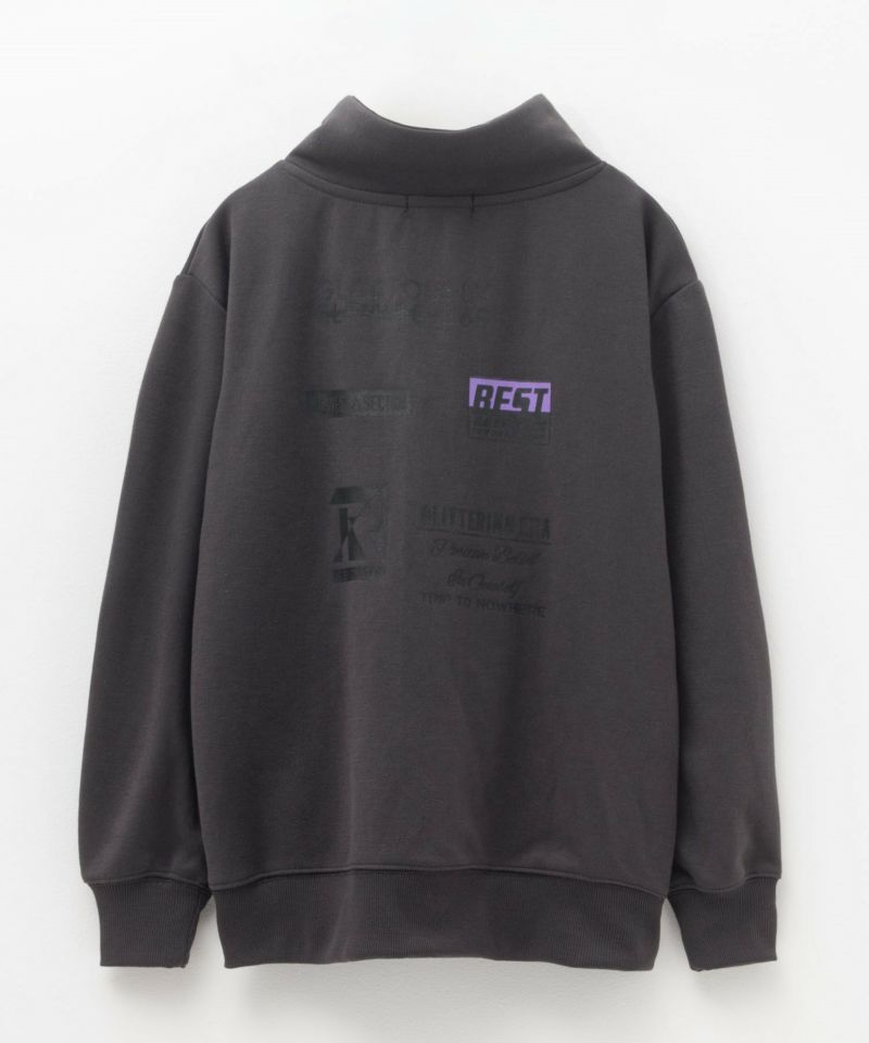 RICH MIX  ポンチ素材 ハーフジップトレーナー キッズ商品画像-4