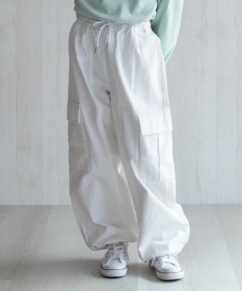 NAVY  デニムカーゴパンツ キッズ商品画像-5