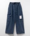 NAVY デニムカーゴパンツ キッズ